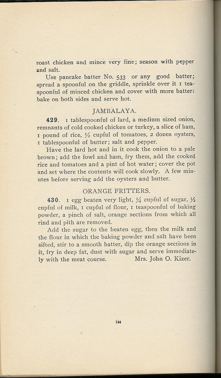 Jambalaya history, origins and etymology